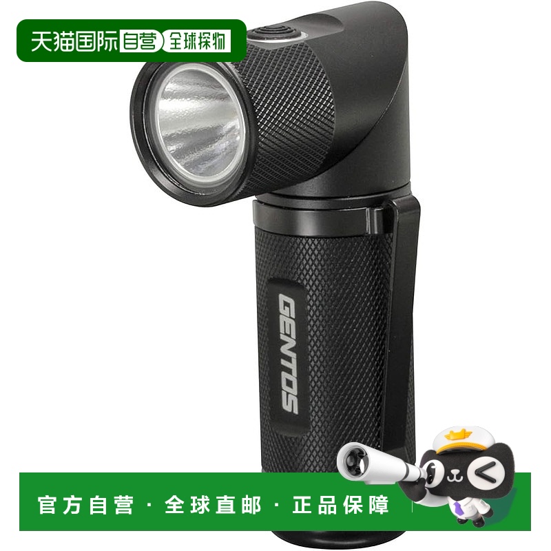 【日本直邮】GENTOS LED 手电筒带旋转头 使用 3 节 AAA 电池 Rev