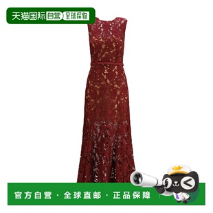 凸纹花边蕾丝中长连衣裙 女士 RS26167MAB Portrait 香港直邮Self