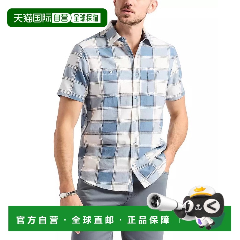 1h可退 【美国直邮】buffalo david bitton 男士 衬衫短袖格子