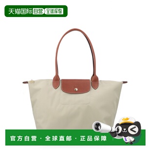 香港直邮LONGCHAMP 女士手提包 1899089349 CO 灰色 LE PLIAGE LA