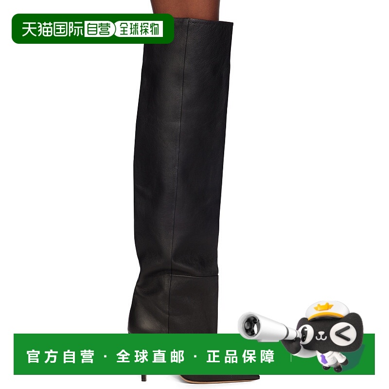 1h可退 香港直邮潮奢 KHAITE 女士 黑色 The River 高筒靴 F10808