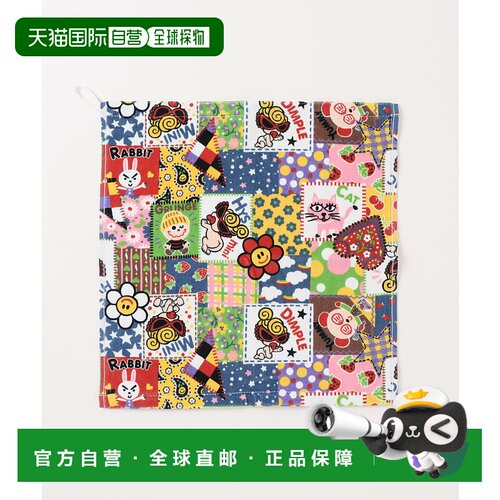 1h可退 日本直邮HYSTERIC MINI SCRAP PATCHWORK拼接图案手帕 151