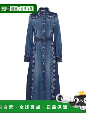 香港直邮Chloe 牛仔衬衫裙 C24UDR03154