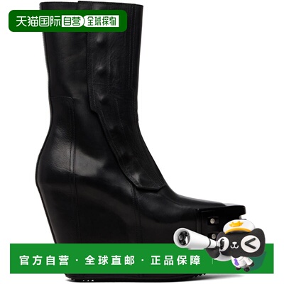 香港直邮潮奢 rick owens 瑞克 欧文斯 男士 黑色 Temple Grilled