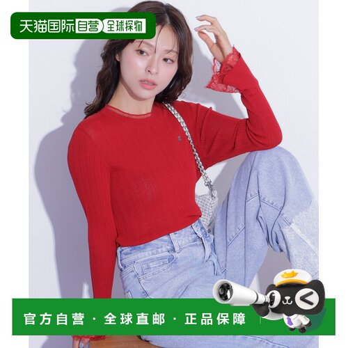 日本直邮JILL by JILL STUART 女士 袖口蕾丝透肤罗支付后1h可退