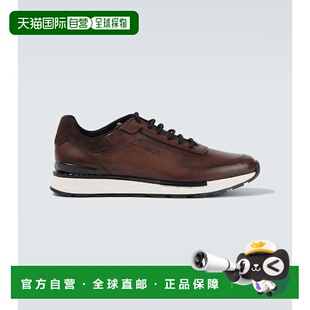 1h可退 香港直邮Berluti 伯尔鲁帝 男士 Fast Track 皮质运动鞋