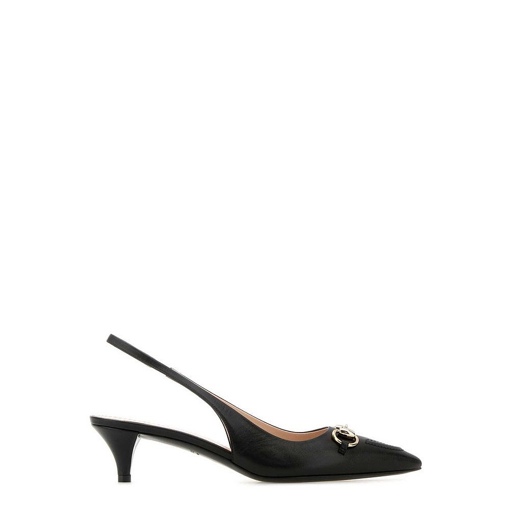 潮奢 Gucci 古驰 女士 马衔扣露跟高跟凉鞋 782407DMBT0