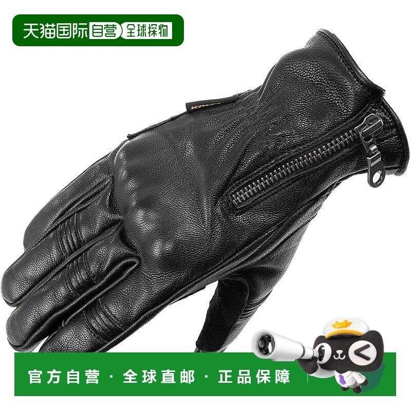 【日本直邮】KOMINE GK-263 摩托车皮手套 黑色 S