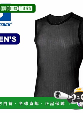 1h可退 日本直邮finetrack 男士轻薄凉感无袖运动衫 黑色 S 男士