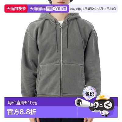 韩国直邮OUR LEGACY RASCAL HOOD 磨损黑色厚羊毛衫 (M4256RW) 夹