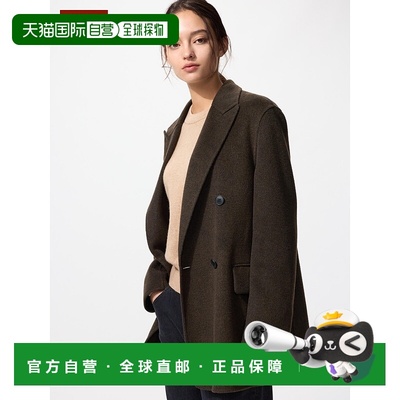 日本直邮UNIQLO女款西装480369-38优衣库外套