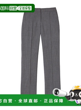 香港直邮Jil Sander 开衩休闲裤 J02KA0286J40171直筒裤