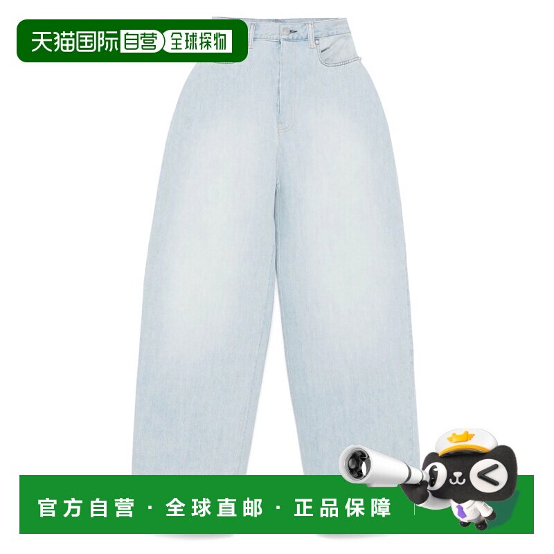 香港直邮AcneStudios艾克妮女士牛仔直筒裤阔腿裤牛仔裤长裤图片