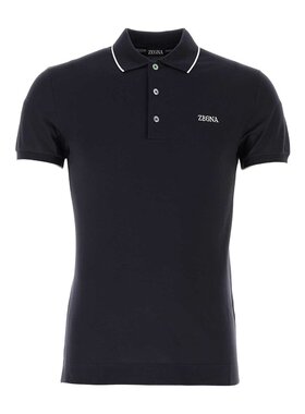 Z Zegna logo标识短袖Polo衫 RE7358A5B746