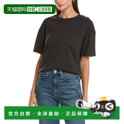 美国直邮自营rag & bone RB男友t恤-黑色 美国奥莱直发
