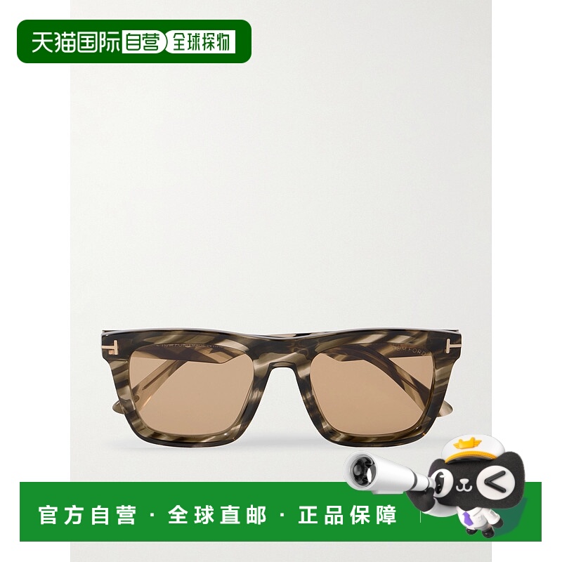 香港直邮Tom Ford 汤姆 福特 女士 Lelio D形框龟甲色醋纤太阳眼