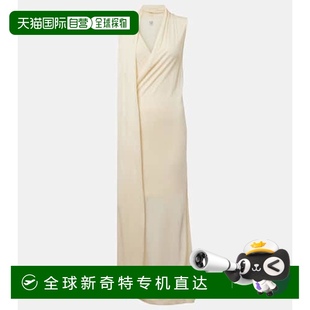 连衣裙 1h可退 香港直邮TOTÊME 女士 垂褶围巾领针织缠绕式