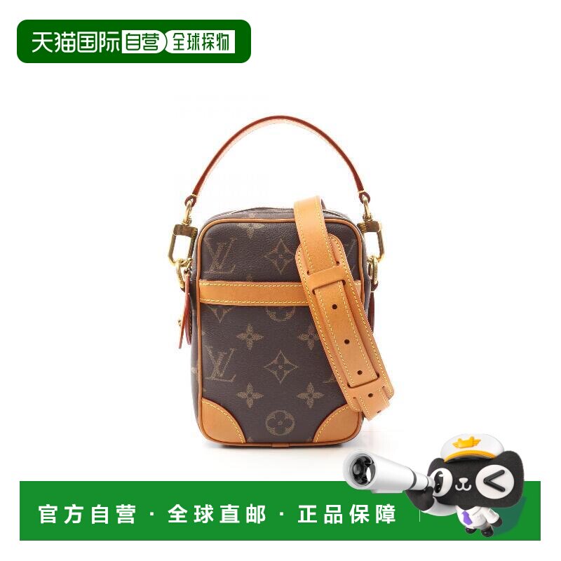 日本直邮中古LV路易威登男包A级95新Danube相机包涂层/防水帆布斜