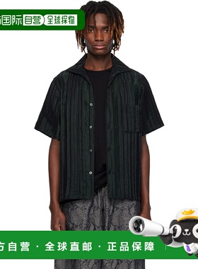 1h可退 香港直邮潮奢 Needles 男士 黑色 & 绿色 Italian Collar