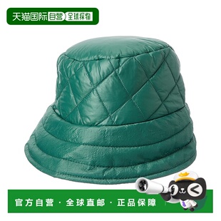 自营La Fiorentina Puffer Bucket Hat - green 美国奥莱直发