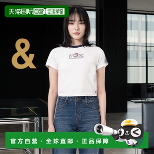 女士 修身 圆领T恤 1h可退 图形设计 西部风格 A87 日本直邮Levi