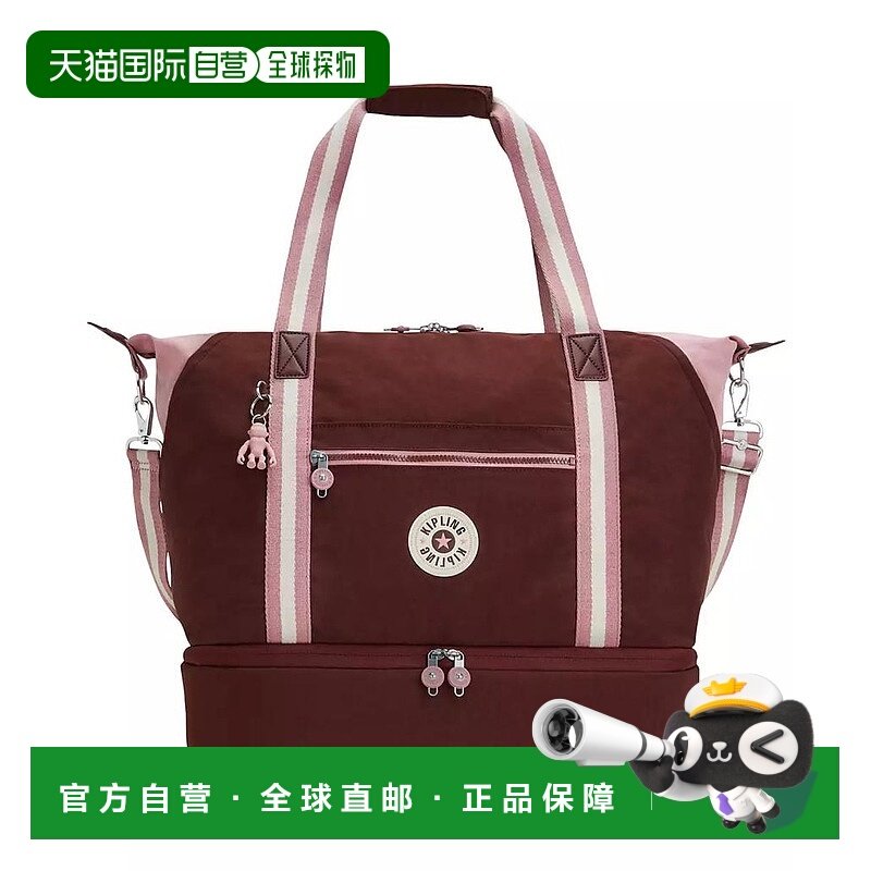 1h可退 【美国直邮】kipling 女士 托特包尼龙手提包