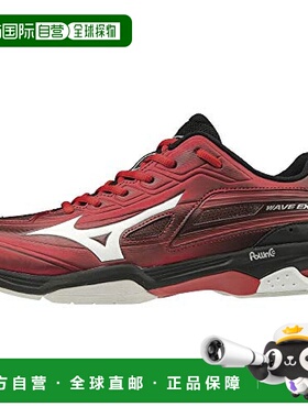【日本直邮】Mizuno美津浓 网球鞋 WIDE CS 红色x白色x黑色 22.5c