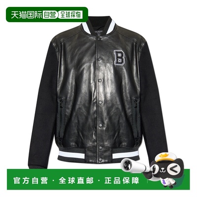 香港直邮Balmain 长袖皮夹克 FH1TF995MH22皮衣男装
