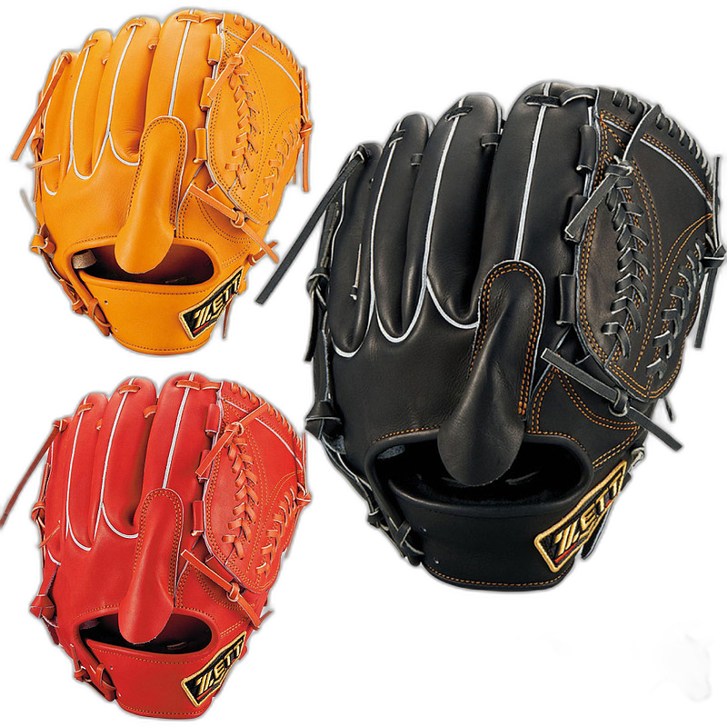 日本直邮ZETT Prostatus 垒球手套 适合投手 5 号 通用左手棒球手