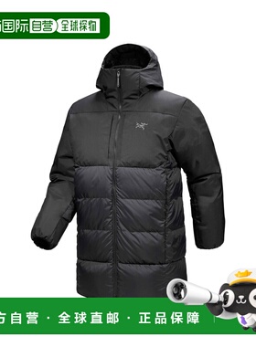 自营1h可退 欧洲直邮ARCTERYX始祖鸟 Thorium男士黑色鹅绒连帽派