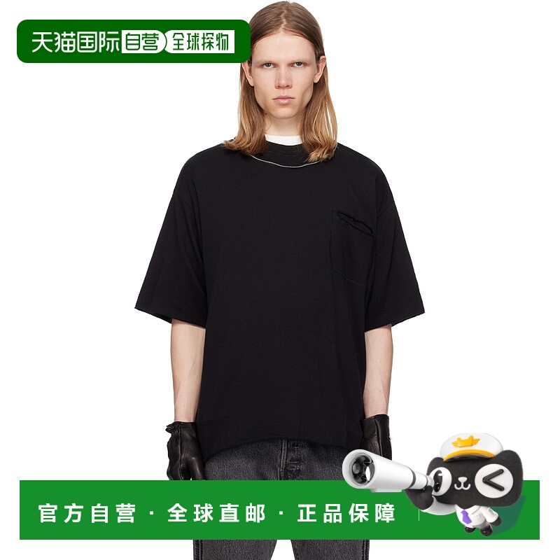 1h可退 香港直邮潮奢 undercover 高桥盾 男士 黑色 UC1E4814 T