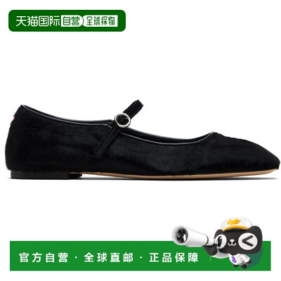 香港直邮aeyde 女士 黑色 Uma Ponyhair 玛丽珍鞋 A11FL054805200