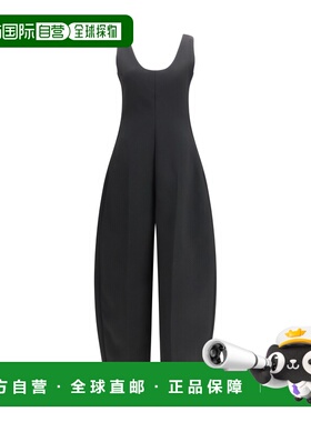 1h可退 香港直邮alaia 女士 round 羊毛绉纱连体裤 AA9U0040W132C