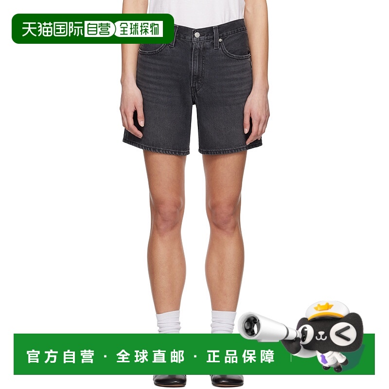 香港直邮潮奢 Levi'S 李维斯 女士 黑色 '94 Baggy 牛仔短裤 001J