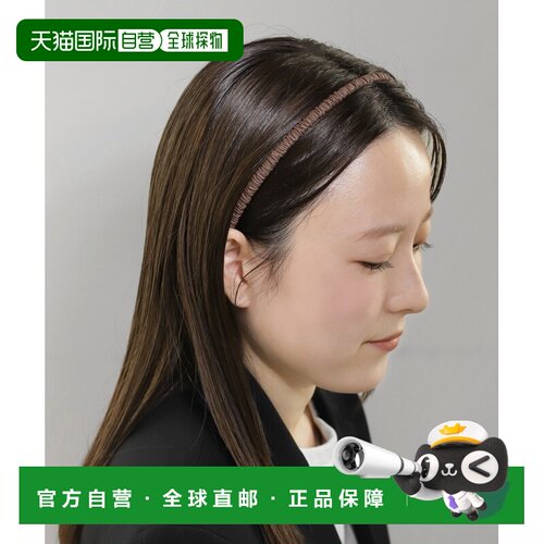 ANE MONE 女装 仿皮褶饰窄版发箍 DG350717H 【付后1h可退】