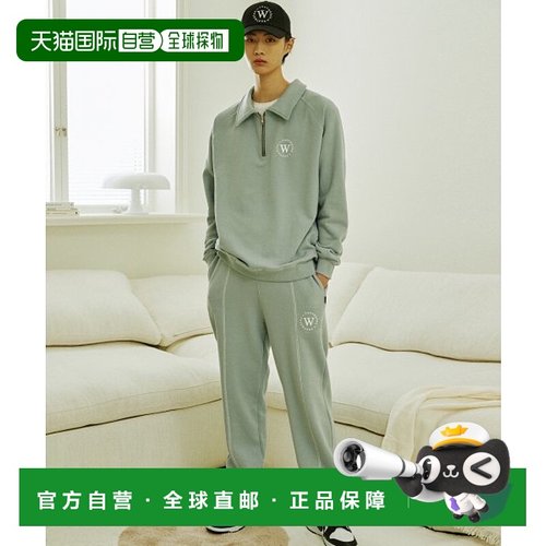 韩国直邮WAIKEI韩国小众设计师狗狗图案时尚日常裤子YK21STPT04