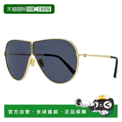 自营 Tom Ford Unisex Keating Sunglasses TF1158 30A Gold/Blac