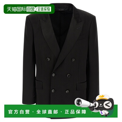 香港直邮TOM FORD 男士西服 JLNP02SVP04NAA SS2026 黑色 Tone-on