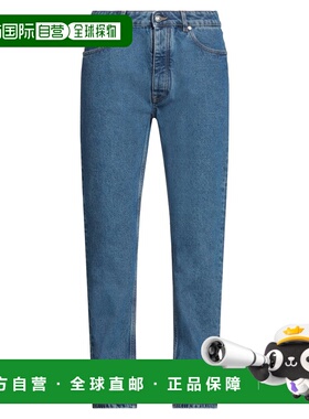 香港直邮Palm Angels 棕榈天使 男士 直筒裤 blue蓝色 舒适时尚