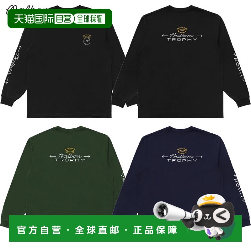 日本直邮Malbon Golf 男士 Trophy 长袖T恤M-93982025年秋冬款美