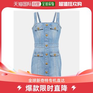 女士精饰牛仔迷你连衣裙 香港直邮潮奢 Balmain