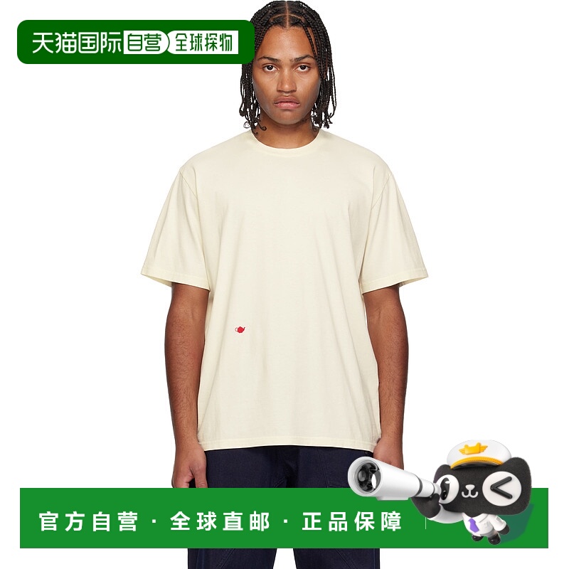 1h可退 香港直邮潮奢 J.W. Anderson 男士 灰白色 Contrast Embro