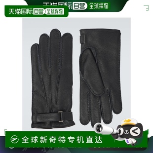 004093 香港直邮Zegna 杰尼亚 男士 压花皮革手套