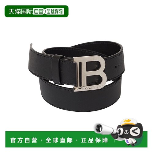 1h可退 香港直邮BALMAIN 男童腰带 BX0P21KZ1371930AG AW2025 黑