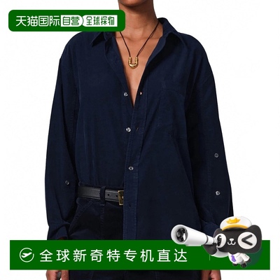 自营 citizens of humanity海军蓝Kayla灯芯绒衬衫-海军蓝 美国奥