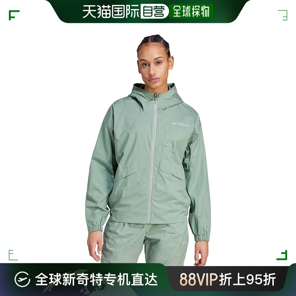 香港直邮潮奢 Adidas TERREX 女士 Xploric 风衣 ADAZ0J4 女装/女士精品 风衣 原图主图