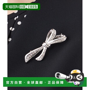 1h可退 日本直邮TRANS WORK 女士 立体缎带造型 玻璃渐变金属胸针