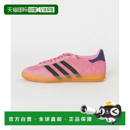 日本直邮adidas 女士 复古低帮麂皮休闲鞋GAZELLE INDOOR W CU263