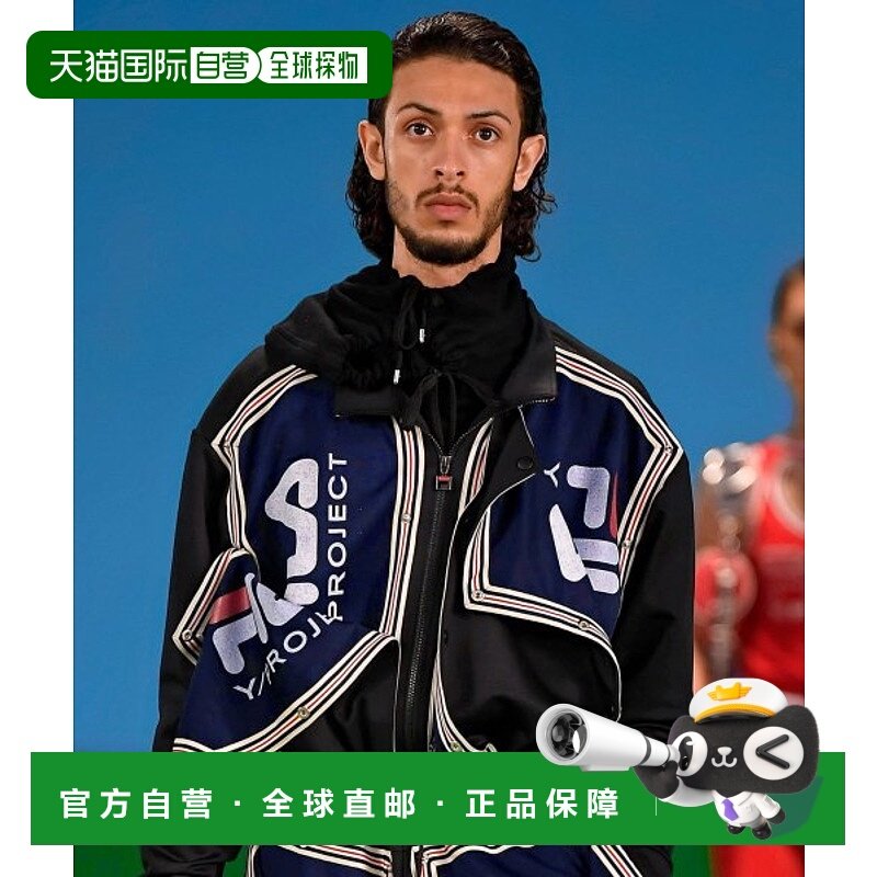 韩国直邮FILA 男士运动茄克/外套斐乐1100FS2JKE1Y02XBLK