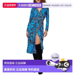 自营 Diane von Furstenberg Danica 真丝连衣裙 - 多色 美国奥莱